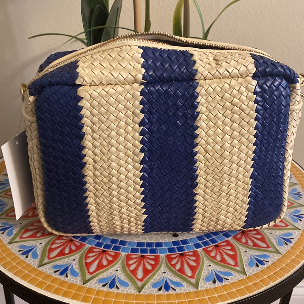 Clare V. Marisol Woven Leather  Crossbody Bag - Picture 13 of 13
